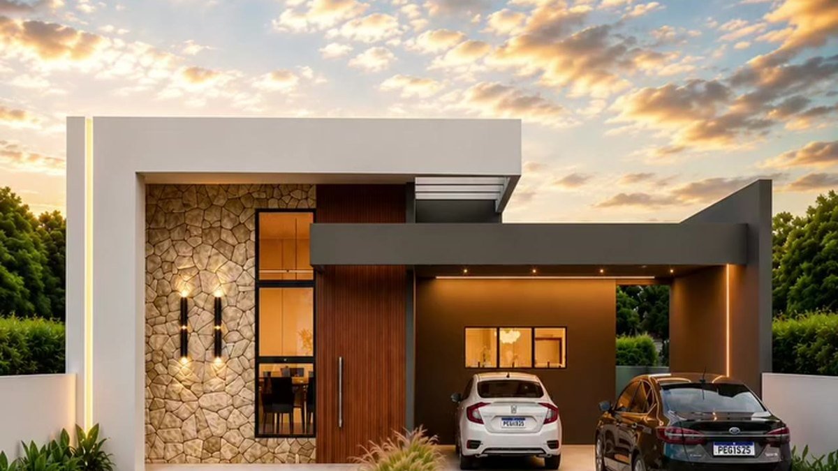 Casa Térrea Moderna — Bairro Fraron — Bairro Fraron, Pato Branco