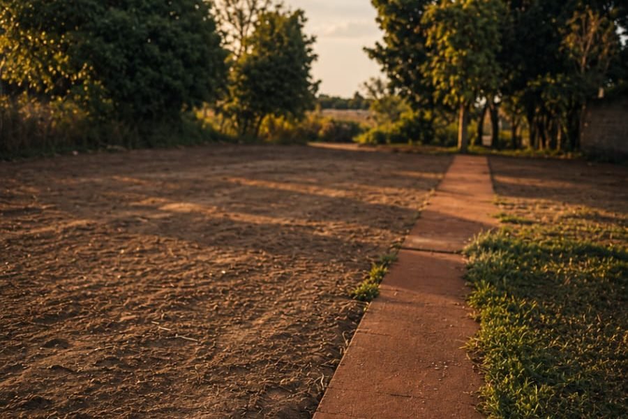 Terreno comercial de 900 m² demarcado em vista aérea na Rua Tamandaré — Bairro Santa Terezinha, Pato Branco